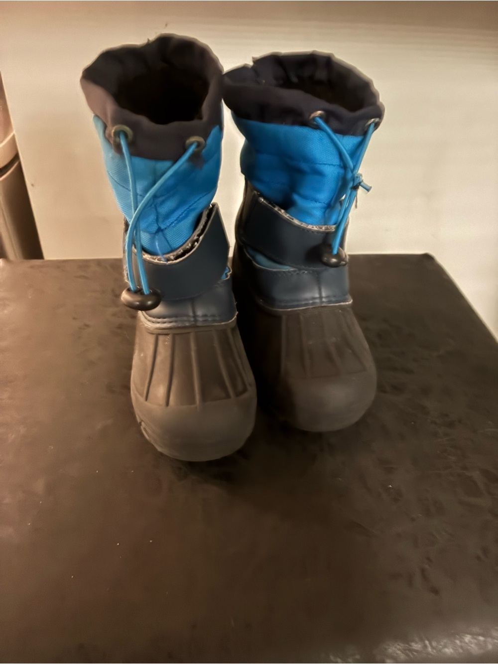 Rocky Blue and Black Kids Snow Boots